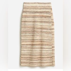 J Crew Soaced-dyed wrap sweater skirt